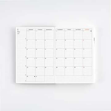 Hobonichi Techo Planner Book [English/A6/January 2022 Start/Monday Start]