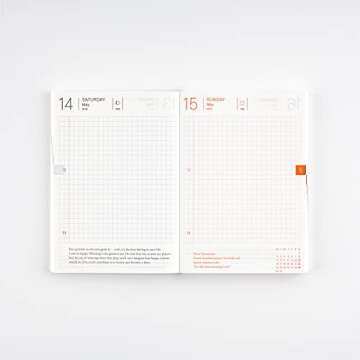 Hobonichi Techo Planner Book [English/A6/January 2022 Start/Monday Start]
