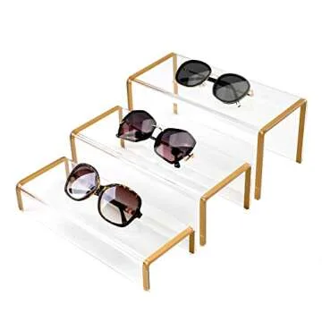 Elegant SHUNKAIZS Acrylic Riser Display Stand Set
