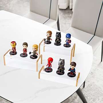 Elegant SHUNKAIZS Acrylic Riser Display Stand Set