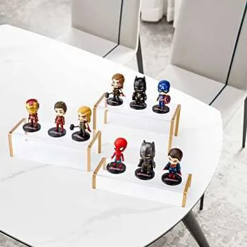 Elegant SHUNKAIZS Acrylic Riser Display Stand Set