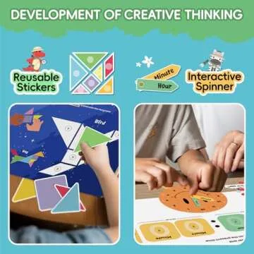 Montessori Busy Book for Toddlers 3-5, Preassembled Velcro, Preschool Handwriting Tracing Coloring Book, Sensory Educational & Learning Toys, Travel Toy for Boys and Girls, Autism Learning Materials