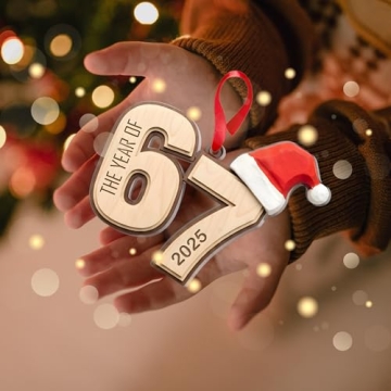 Funny 67 Christmas Ornament 2025 Trendy Holiday Gift