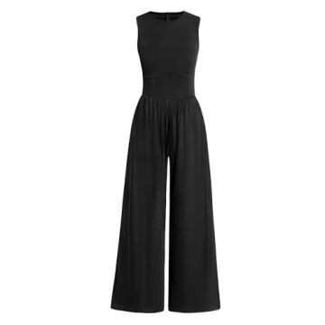 Stylish ANRABESS Women's Summer Jumpsuit with Pockets