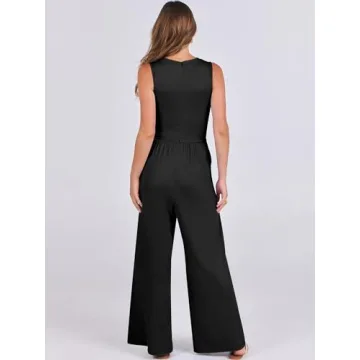 Stylish ANRABESS Women's Summer Jumpsuit with Pockets