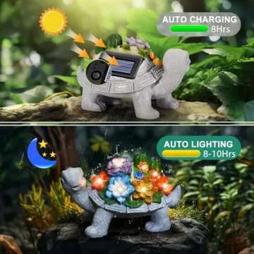 Linkax Turtle Solar Lights Gifts for Mom Grandma Wife Daughter