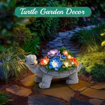 Linkax Turtle Solar Lights Gifts for Mom Grandma Wife Daughter