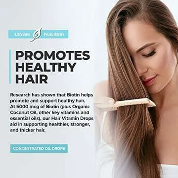 Ultra6 Liquid Biotin with Essential Hair Vitamins