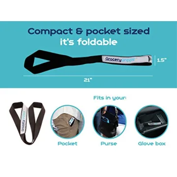 Grocery Gripps Carrier – Hands-Free Grocery Bag Carrier