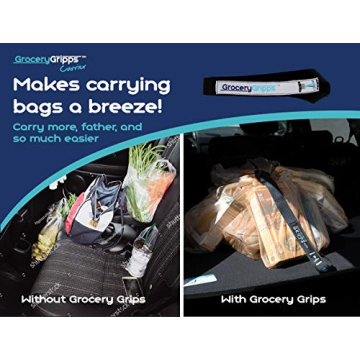 Grocery Gripps Carrier – Hands-Free Grocery Bag Carrier