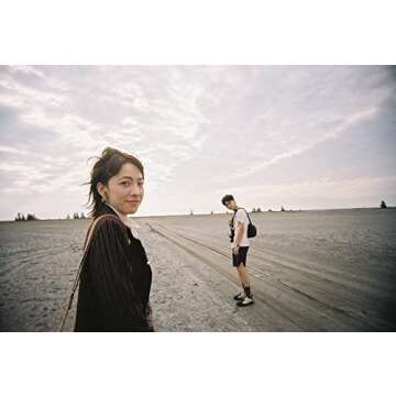 RETO Ultra Wide and Slim 35mm Reusable Daylight Film Camera - 22mm Wide Lens, Focus Free, Light Weight, Easy to Use (Muddy Yellow)