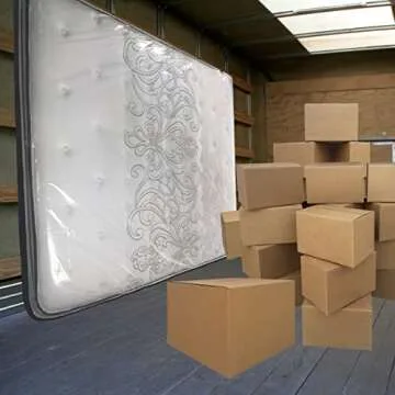 uBoxes Moving Supplies King Mattress Cover/Bag 76" x 15" x 104", Clear
