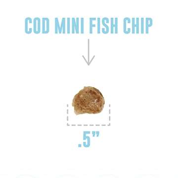 Icelandic+ Mini Cod Fish Chips Training Dog Treat 2.5-oz Bag