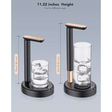Portable Adjustable Water Dispenser for 5 Gallon Bottles