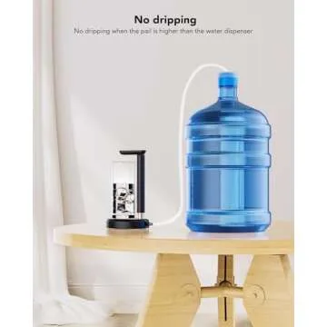 Portable Adjustable Water Dispenser for 5 Gallon Bottles