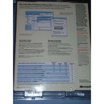 Microsoft Office Professional Edition 2003 Upgrade OLD VERSION