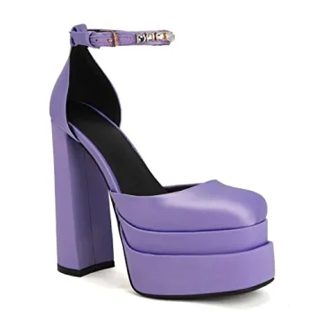 Stylish THESHY Platform Chunky High Block Heels for Women