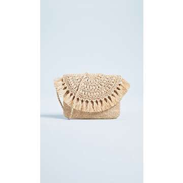 Mar Y Sol Women's New Mia Cross Body Bag, Natural, Tan, Off White, One Size