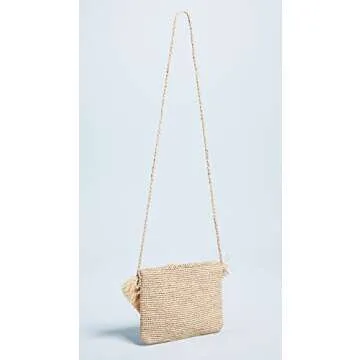 Mar Y Sol Women's New Mia Cross Body Bag, Natural, Tan, Off White, One Size
