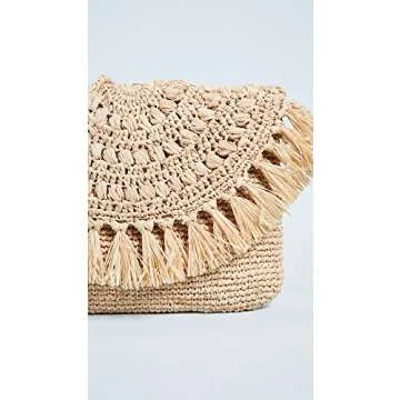 Mar Y Sol Women's New Mia Cross Body Bag, Natural, Tan, Off White, One Size