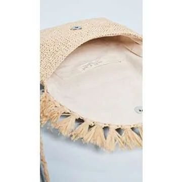 Mar Y Sol Women's New Mia Cross Body Bag, Natural, Tan, Off White, One Size