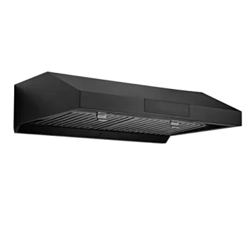 Hauslane 30 Inch Under Cabinet Vent Hood in Black