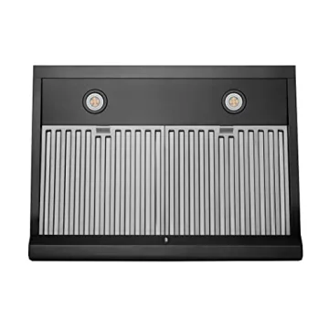 Hauslane 30 Inch Under Cabinet Vent Hood in Black