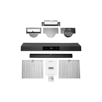 Hauslane 30 Inch Under Cabinet Vent Hood in Black