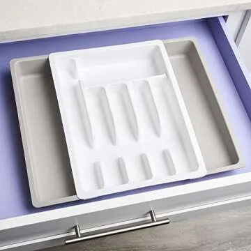 YouCopia Expandable Utensil Tray for Kitchen Organization