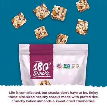 180 Snacks Almond Rice Pops - Healthy, Tasty Treats for All Ages