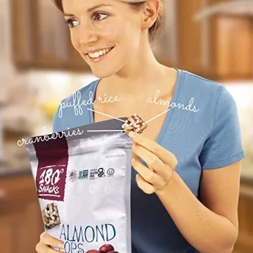 180 Snacks Almond Rice Pops - Healthy, Tasty Treats for All Ages