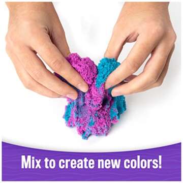 Kinetic Sand 12-Pack Castle Containers for Kids Creative Play