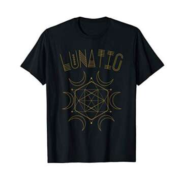 Lunatic Moon Phase Luna Novelty T-Shirt