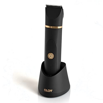 OLOV Electric Groin & Nose Hair Trimmer - Waterproof Design