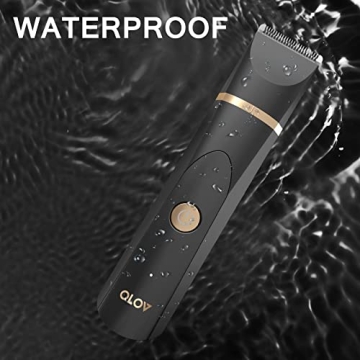 OLOV Electric Groin & Nose Hair Trimmer - Waterproof Design