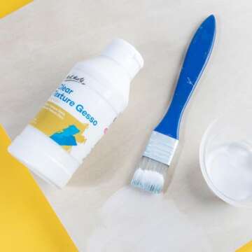 Mont Marte Premium Clear Texture Gesso Acrylic Medium 8.45oz (250ml)