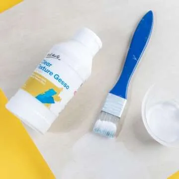 Mont Marte Premium Clear Texture Gesso Acrylic Medium 8.45oz (250ml)