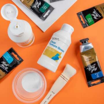 Mont Marte Premium Clear Texture Gesso Acrylic Medium 8.45oz (250ml)