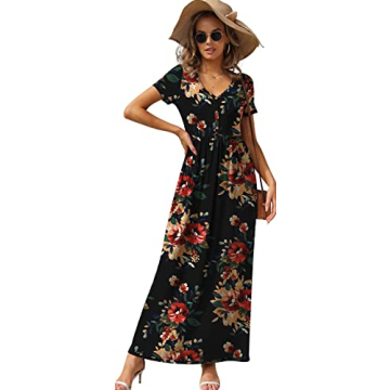 GRECERELLE Women's Long Maxi Dress - Stylish & Comfortable