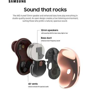 Galaxy Buds Live - Wireless Earbuds with ANC Feature