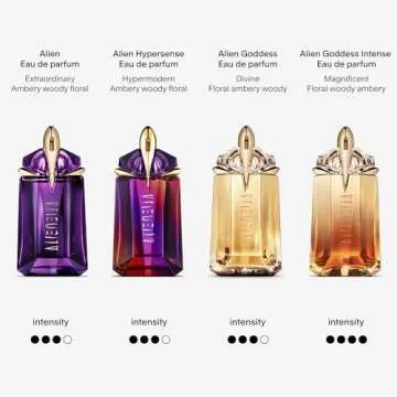 Mugler - Alien Hypersense - Eau de Parfum - Womens Perfume - Floral Woody Scent - Refillable - With Green Mandarin, Pear Accord, Jasmine, & Cashmere - 1.0 Fl Oz