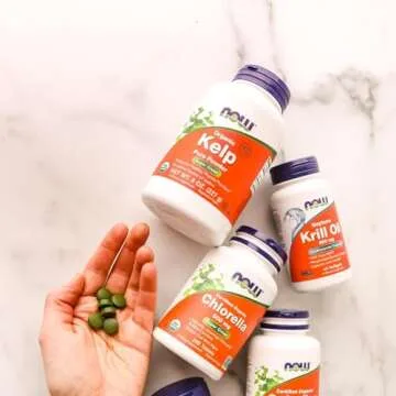 NOW Supplements, Kelp Powder, Certified Organic, Excellent Source of Iodine, Super Green, 8-Ounce