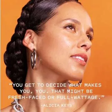 Keys Soulcare Natural Beauty Makeup Blending Sponge, Gentle + Angled for Precise Application, Blends Creams, Liquids & Powders, Vegan, Cruelty Free