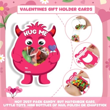 Mczan Valentines Day Cards 32 Pack for Kids Classroom