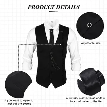 Neer 1920s Mens Costume Accessories Outfit for All Events