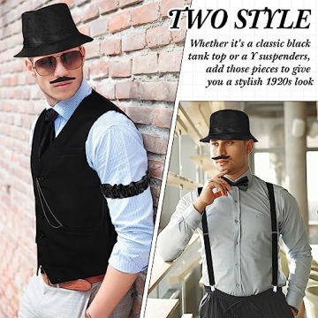 Neer 1920s Mens Costume Accessories Outfit for All Events