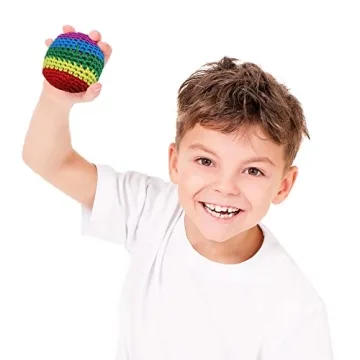 Blulu 5 Pcs Hacky Ball Set for Kids - Fun Outdoor Play