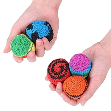 Blulu 5 Pcs Hacky Ball Set for Kids - Fun Outdoor Play