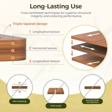 Bamboo Cutting Board Set - 3-Piece Kitchen Essential