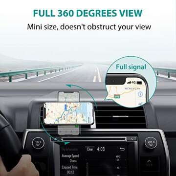 VICSEED Magnetic Car Phone Mount for All Smartphones